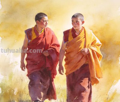 Ai水彩，不给参考图，纯文本生图，结果会怎么样呢？ - 今日头条