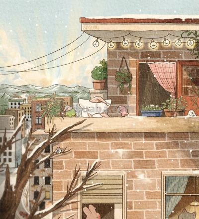 一组治愈系水彩插画系列，整体风格像一本可爱的童话绘本。 - 今日头条