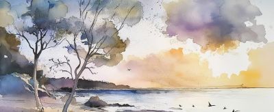 晒晒你的水彩画 - 图画吧TUHUABA