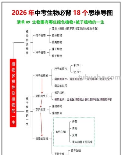 生物老师:18张思维导图,收藏给孩子吃透了,会考就能冲年级第一 - 今日头条 生物老师:18张思维导图,收藏给孩子吃透了,会考就能冲年级第一 - 图画吧TUHUABA
