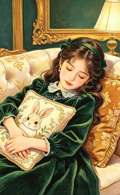 超精细彩铅画:静谧时光‖美图分享 - 图画吧TUHUABA