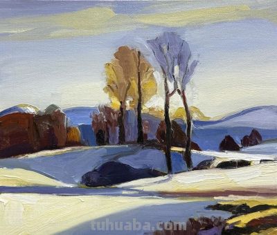 色彩明快、笔触松弛的油画 | Richard Claremont - 图画吧TUHUABA