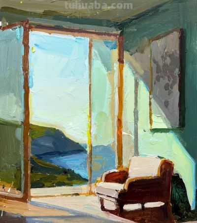 色彩明快、笔触松弛的油画 | Richard Claremont - 图画吧TUHUABA