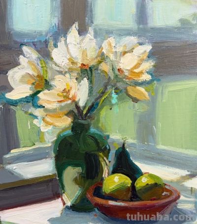 色彩明快、笔触松弛的油画 | Richard Claremont - 图画吧TUHUABA