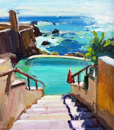 色彩明快、笔触松弛的油画 | Richard Claremont - 图画吧TUHUABA