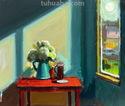 色彩明快、笔触松弛的油画 | Richard Claremont - 图画吧TUHUABA