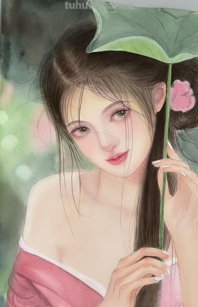 水彩少女插画：把少女千万种美画进画里，每一张都像在讲温柔心事 - 图画吧TUHUABA