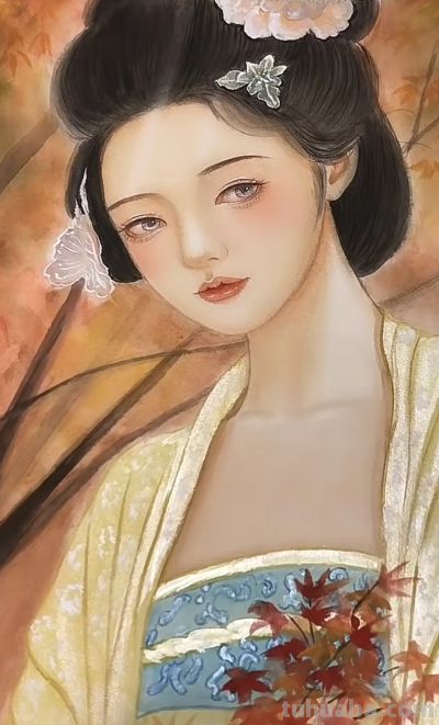 水彩少女插画：把少女千万种美画进画里，每一张都像在讲温柔心事 - 图画吧TUHUABA