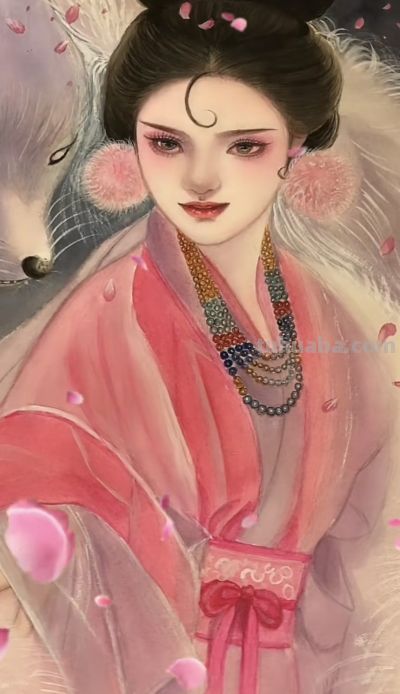 水彩少女插画：把少女千万种美画进画里，每一张都像在讲温柔心事 - 图画吧TUHUABA