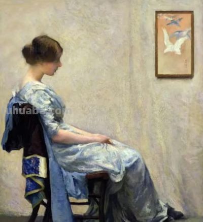 当代女画家爱丽丝·鲁格·索希尔油画人物作品欣赏 - 图画吧TUHUABA