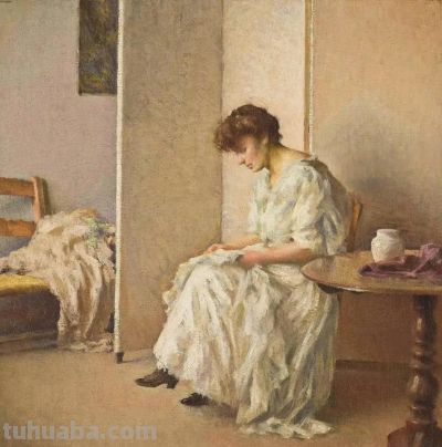 当代女画家爱丽丝·鲁格·索希尔油画人物作品欣赏 - 图画吧TUHUABA