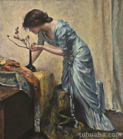 当代女画家爱丽丝·鲁格·索希尔油画人物作品欣赏 - 图画吧TUHUABA