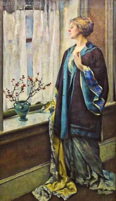 当代女画家爱丽丝·鲁格·索希尔油画人物作品欣赏 - 图画吧TUHUABA