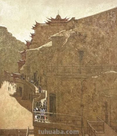 18幅 甘肃画院青年画院 院聘画家作品 - 图画吧TUHUABA