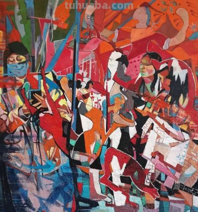 18幅 甘肃画院青年画院 院聘画家作品 - 图画吧TUHUABA