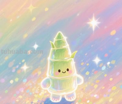 小食物简笔画——可爱到让人想嗷呜一口 - 图画吧TUHUABA