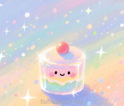 小食物简笔画——可爱到让人想嗷呜一口 - 图画吧TUHUABA