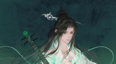 当古装女子遇上水彩笔触，每一幅都藏着浪漫与柔情 - 图画吧TUHUABA