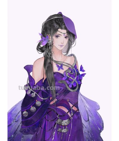 当古装女子遇上水彩笔触，每一幅都藏着浪漫与柔情 - 图画吧TUHUABA