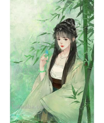 当古装女子遇上水彩笔触，每一幅都藏着浪漫与柔情 - 图画吧TUHUABA