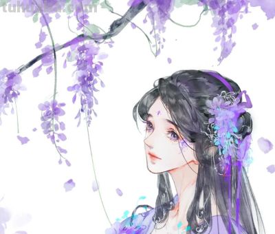 当古装女子遇上水彩笔触，每一幅都藏着浪漫与柔情 - 图画吧TUHUABA