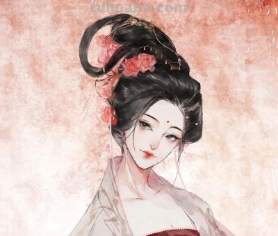 当古装女子遇上水彩笔触，每一幅都藏着浪漫与柔情 - 图画吧TUHUABA