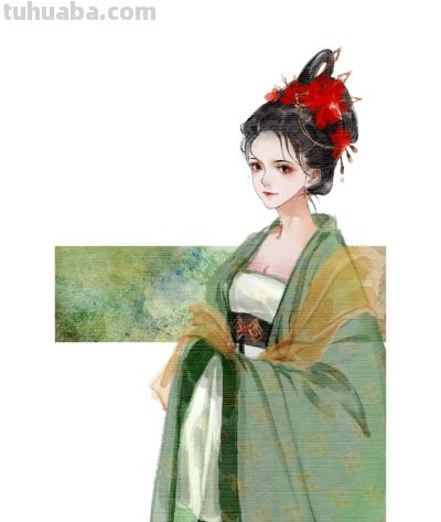 当古装女子遇上水彩笔触，每一幅都藏着浪漫与柔情 - 图画吧TUHUABA