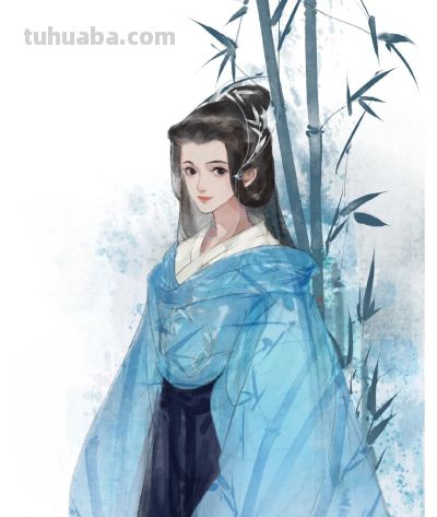 当古装女子遇上水彩笔触，每一幅都藏着浪漫与柔情 - 图画吧TUHUABA