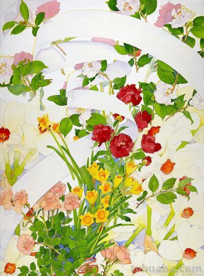 美国画家盖瑞·布科夫尼克的水彩作品 - 图画吧TUHUABA