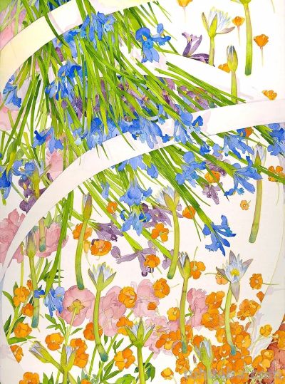 美国画家盖瑞·布科夫尼克的水彩作品 - 图画吧TUHUABA