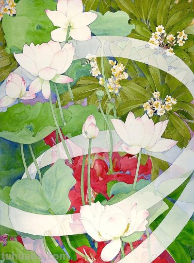 美国画家盖瑞·布科夫尼克的水彩作品 - 图画吧TUHUABA