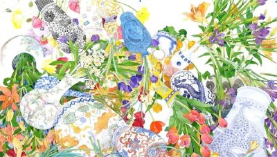 美国画家盖瑞·布科夫尼克的水彩作品 - 图画吧TUHUABA