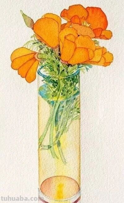 美国画家盖瑞·布科夫尼克的水彩作品 - 图画吧TUHUABA