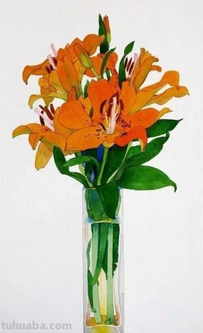 美国画家盖瑞·布科夫尼克的水彩作品 - 图画吧TUHUABA