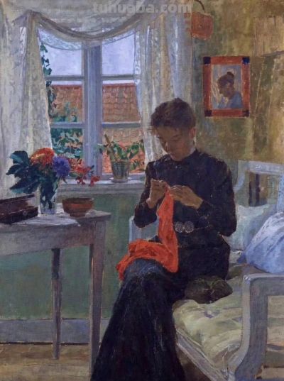 精彩的油画，卡尔·威廉·威尔赫姆松作品赏 - 图画吧TUHUABA