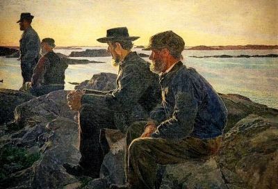 精彩的油画，卡尔·威廉·威尔赫姆松作品赏 - 图画吧TUHUABA