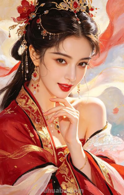 绝美油画——飞天曼舞醉星河，风姿绰约，自带优雅脱俗的东方神韵 - 图画吧TUHUABA