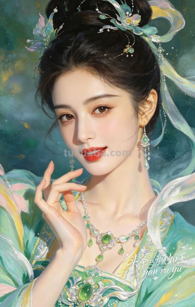 绝美油画——飞天曼舞醉星河，风姿绰约，自带优雅脱俗的东方神韵 - 图画吧TUHUABA