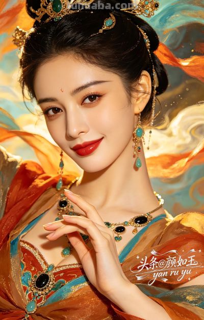 绝美油画——飞天曼舞醉星河，风姿绰约，自带优雅脱俗的东方神韵 - 图画吧TUHUABA