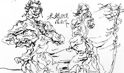 李鸿春 ||《生活场景动态速写》（33）作品欣赏 - 图画吧TUHUABA