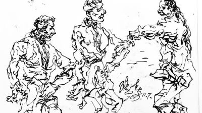 李鸿春 ||《生活场景动态速写》（33）作品欣赏 - 图画吧TUHUABA