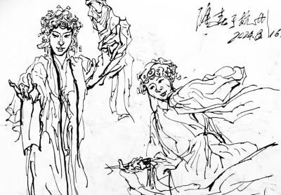 李鸿春 ||《生活场景动态速写》（33）作品欣赏 - 图画吧TUHUABA