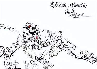 李鸿春 ||《生活场景动态速写》（33）作品欣赏 - 图画吧TUHUABA