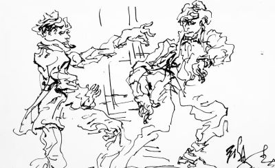 李鸿春 ||《生活场景动态速写》（33）作品欣赏 - 图画吧TUHUABA