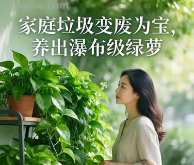 绿萝养护全攻略！从光照到施肥，家庭垃圾变废为宝，养出瀑布绿萝 - 今日头条