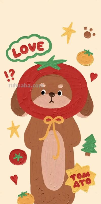 壁纸｜可爱卡通 - 图画吧TUHUABA