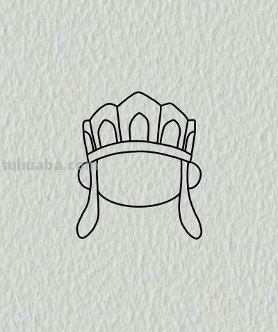 简笔画每日更新之小唐僧 - 图画吧TUHUABA