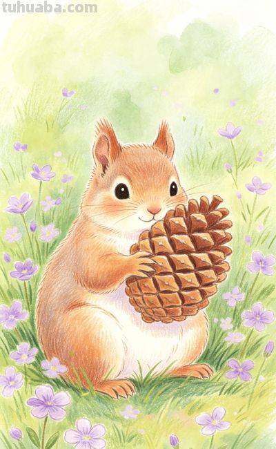 萌宠插画壁纸 - 图画吧TUHUABA