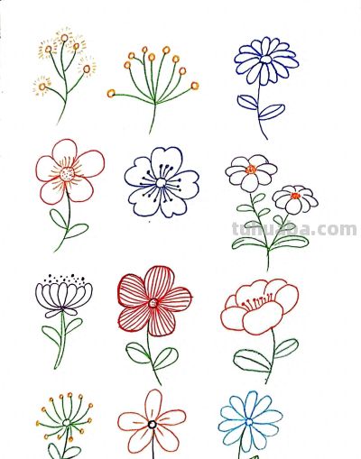 简笔画～治愈系小花花 - 今日头条