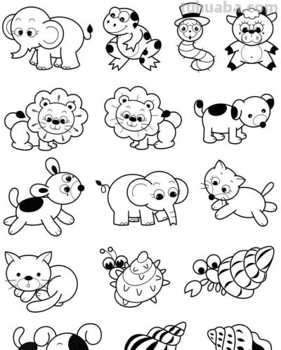 各种小动物的100种画法,十分实用的教程 - 今日头条 各种小动物的100种画法,十分实用的教程 - 图画吧TUHUABA